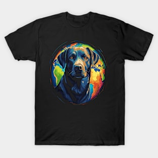 Labrador Retriever Earth Day T-Shirt